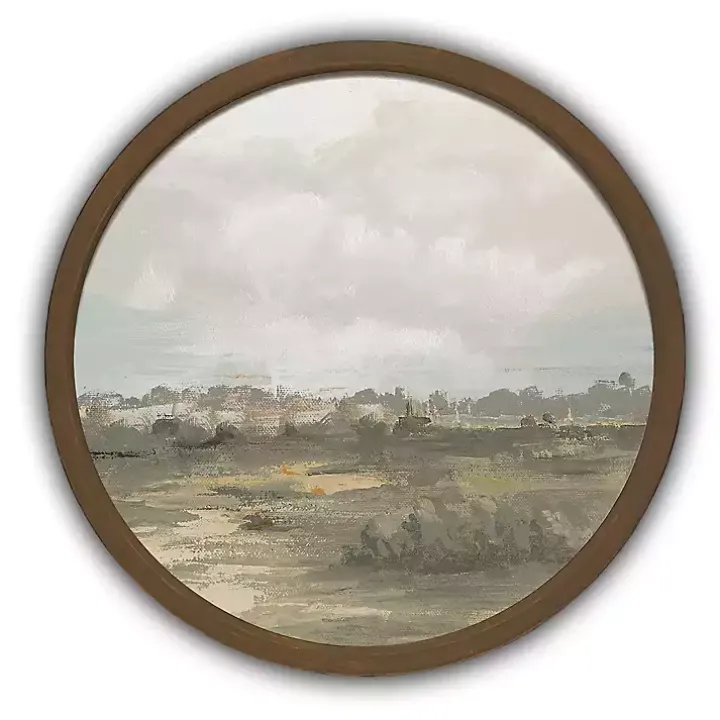 Soft Calming Landscape Framed Art Print