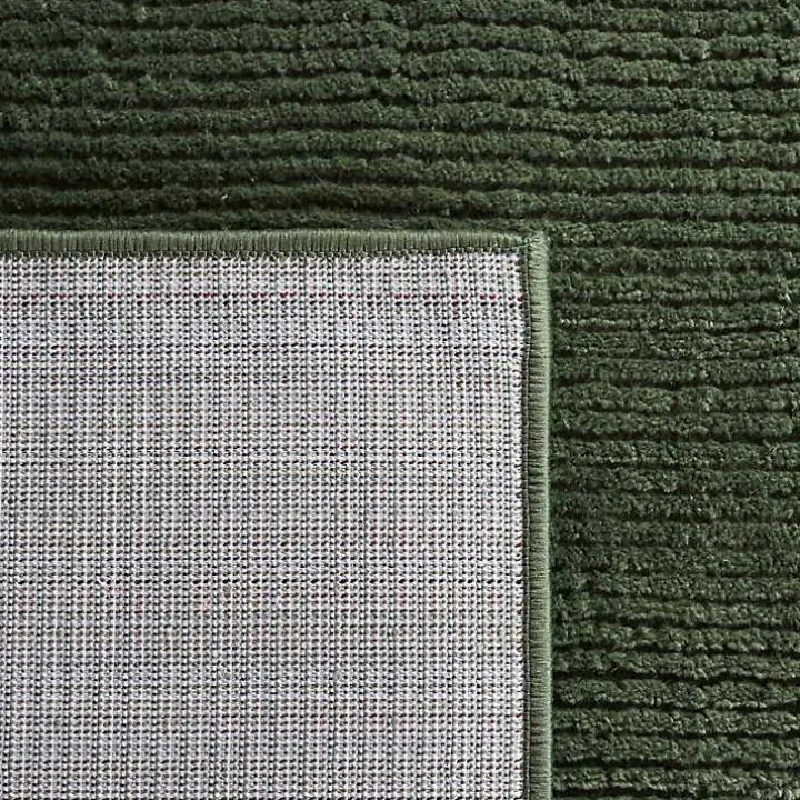 Solid Green Revive Area Rug, 6x6