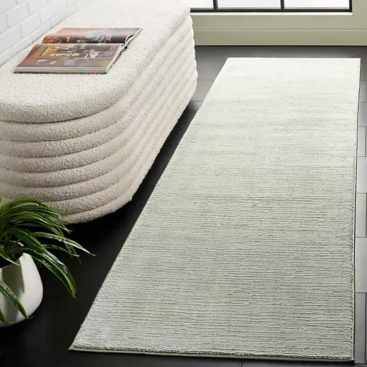 Solid Sage Green Revive Runner, 2x8