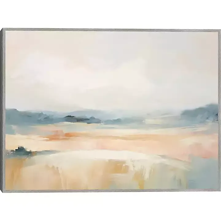 Song of Abstract Nature II Framed Canvas Art Print
