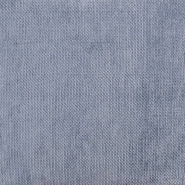 Spa Blue Chenille Pouf