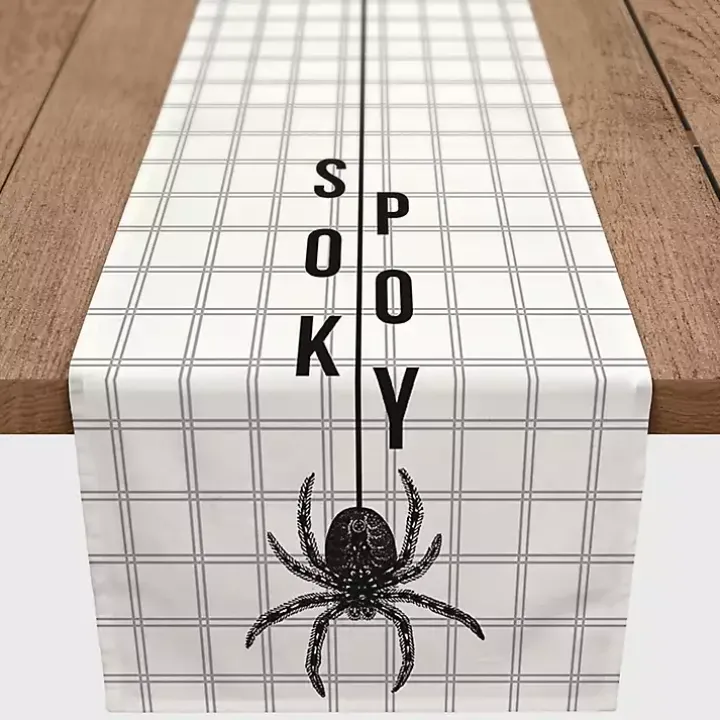 Spooky Spider Table Runner, 72 in.
