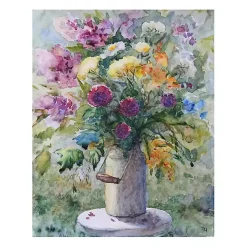 Spring Blooms Canvas Art Print
