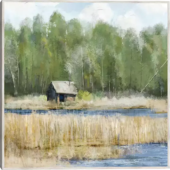 Spring Serenity Framed Canvas Art Print