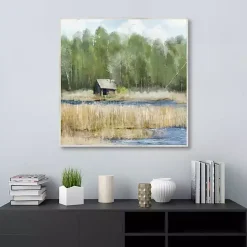 Spring Serenity Framed Canvas Art Print