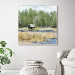 Spring Serenity Framed Canvas Art Print