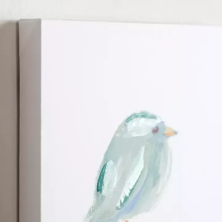 Springtime Birds Canvas Art Prints, Set of 2