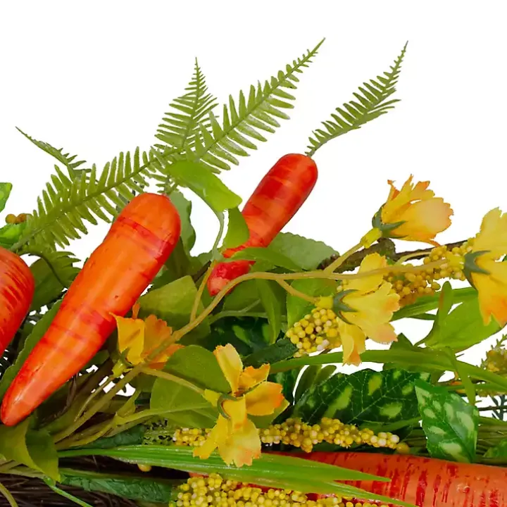 Springtime Carrots Easter Wreath