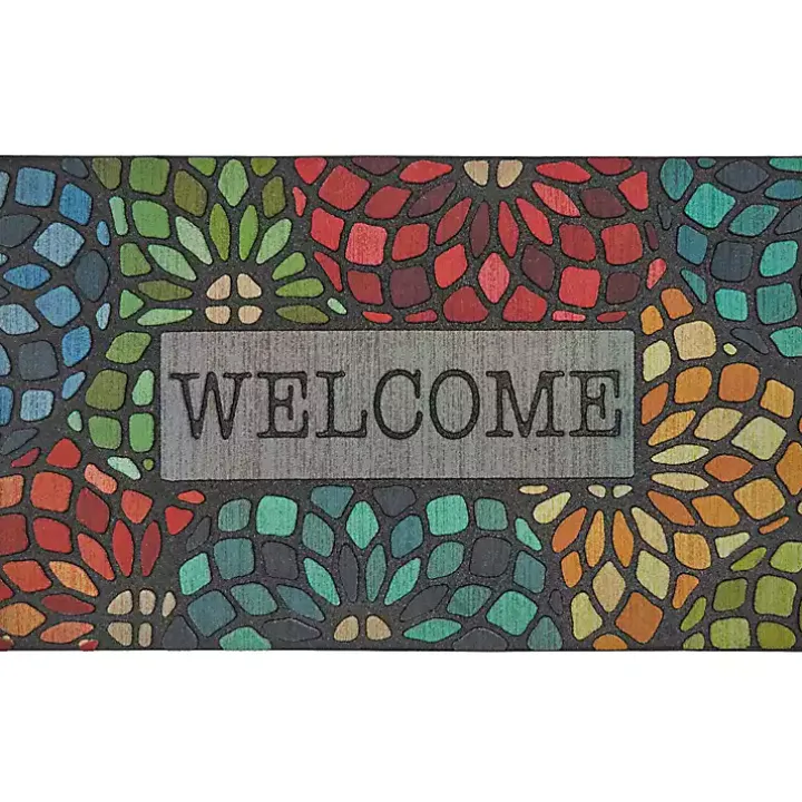 Stained Glass Florets Doormat