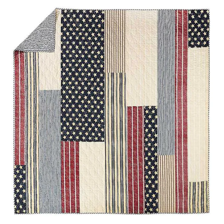 Stars and Striped Patch 3-pc. Full/Queen Quilt Set