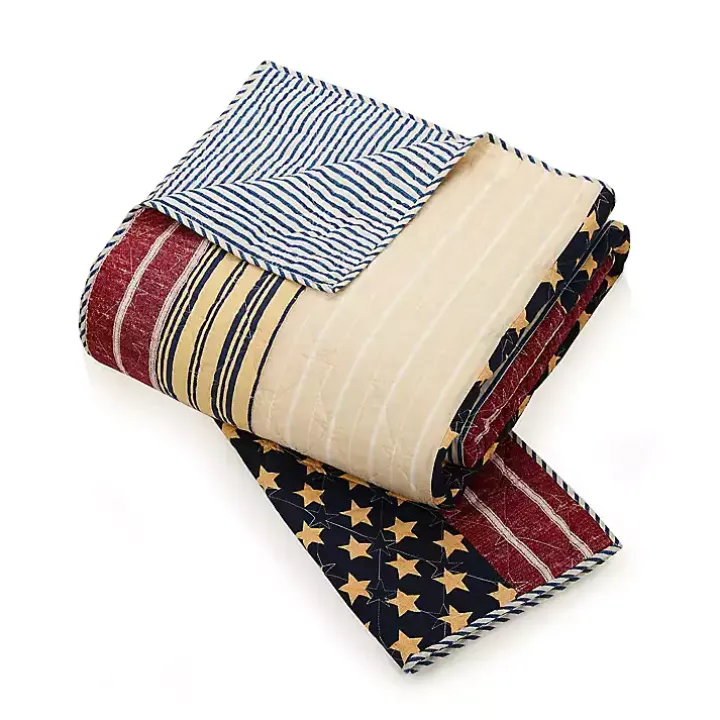 Stars and Striped Patch 3-pc. Full/Queen Quilt Set