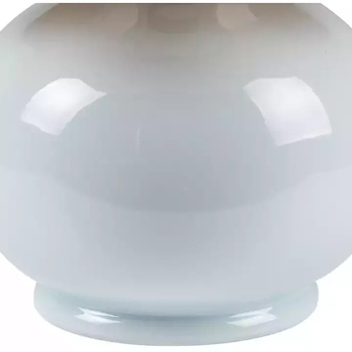 Stella Light Blue Diminuta Woven Shade Table Lamp