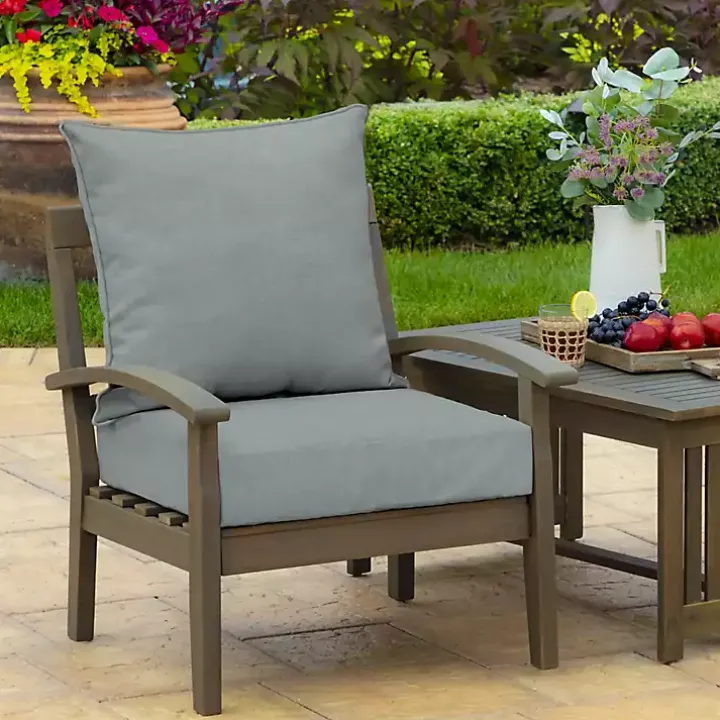 Stone Leala Texture Outdoor Deep Seat Cushions