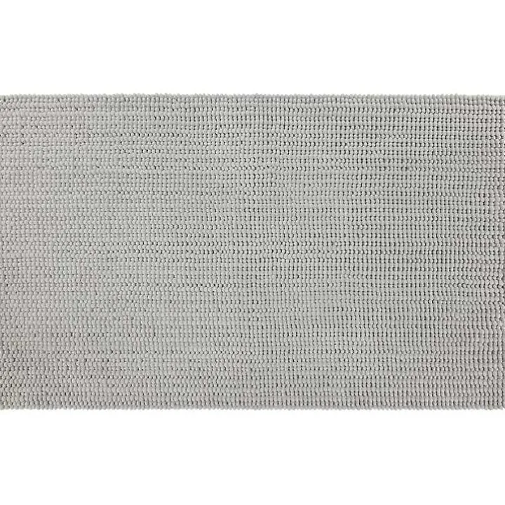 Stone Memory Foam Chenille Bath Mat, 45 in.