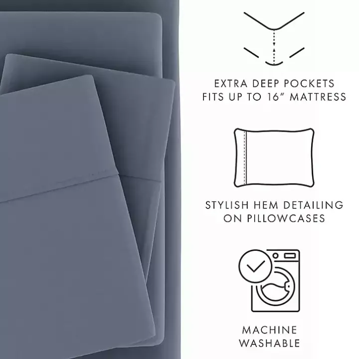 Stone Ultra Soft 3-pc. Twin Sheet Set