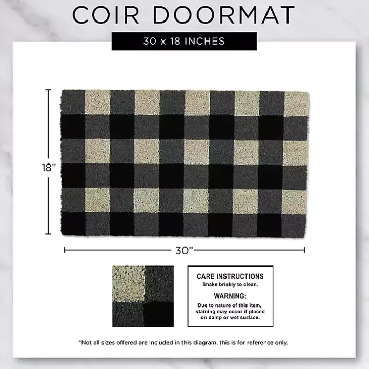 Storm Blue Hello Doormat
