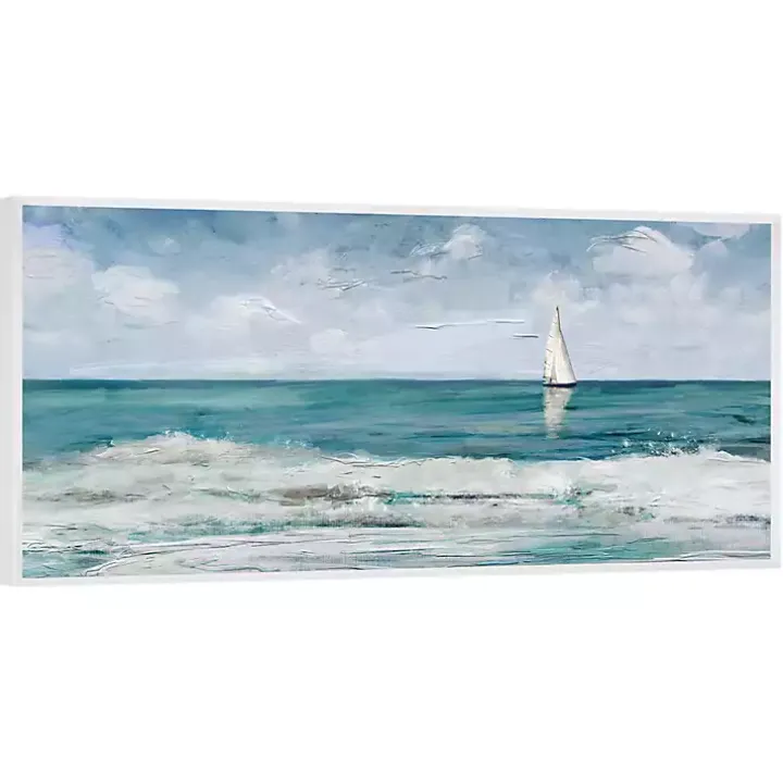 Summer Cay Panel Framed Canvas Art Print