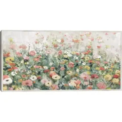 Summer Field Framed Canvas Art Print