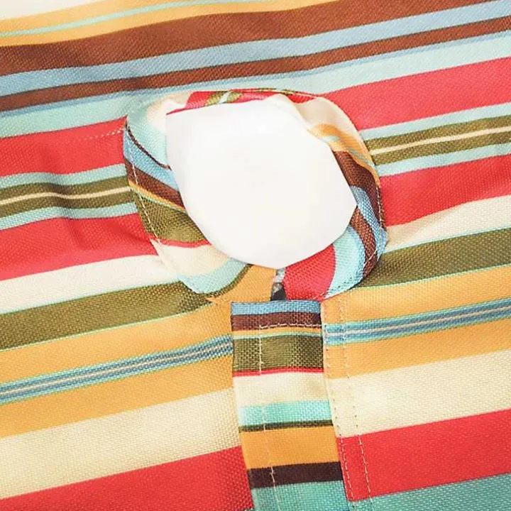 Summer Stripe Outdoor Round Zipper Table Cloth