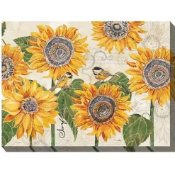 Sunbirds Outdoor Canvas Art Print