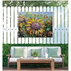 Sunflower Fields Outdoor Canvas Art Print