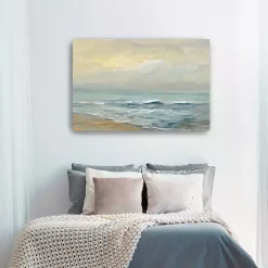 Sunrise Over The Sea Canvas Art Print