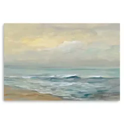 Sunrise Over The Sea Canvas Art Print