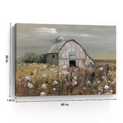 Swatland Wildflower Barn Canvas Art Print