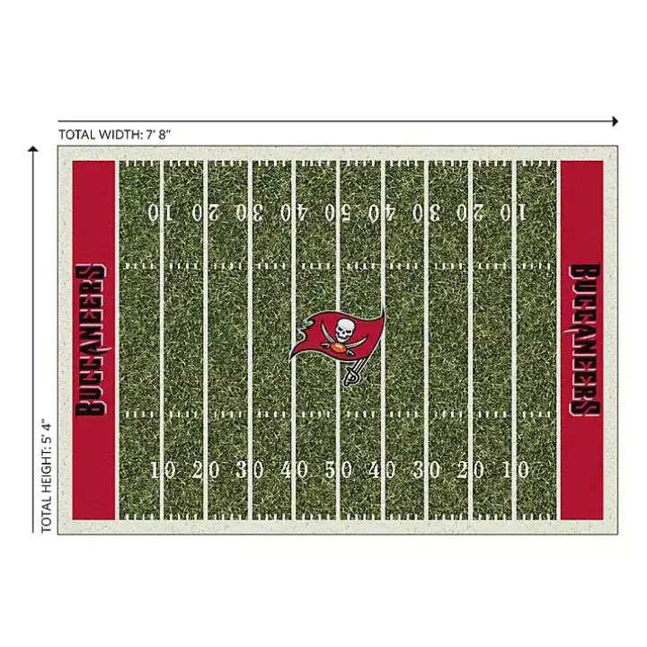 Tampa Bay Buccaneers Home Field Area Rug, 6x8