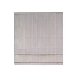 Tan Basketweave Cordless Roman Shade, 31 in.