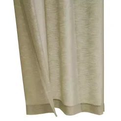 Tan Boucle Sheer Single Curtain Panel, 108 in.