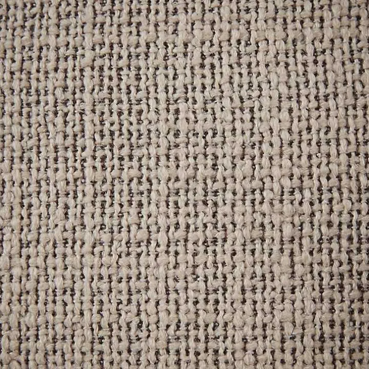 Tan Button Tufted Wood Bench