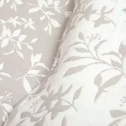 Tan Floral Reversible 3-pc. King Quilt Set