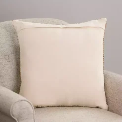 Tan Hemlock Woven Pillow