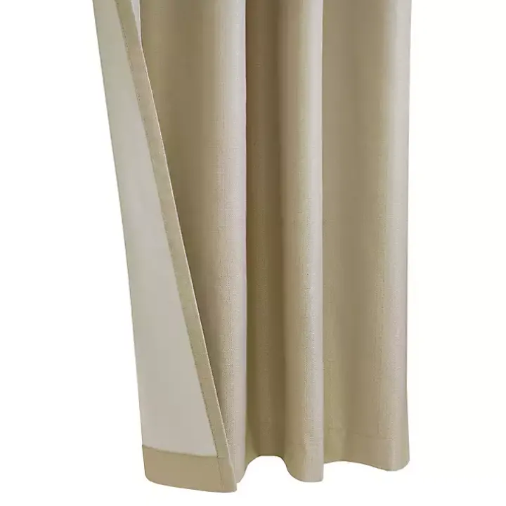 Tan Newberry Blackout Curtain Panel, 84 in.