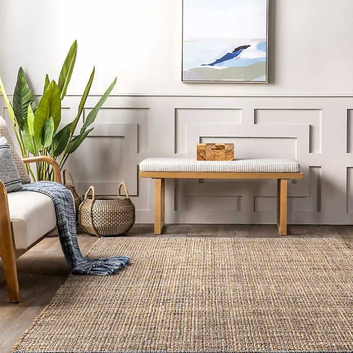 Tan Nona Emily Henderson x RugsUSA Area Rug, 6x9