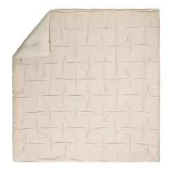 Tan Riley Pleated 3-pc. Full/Queen Comforter Set