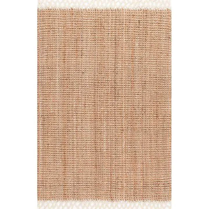 Tan Woven Reese Area Rug, 5x8
