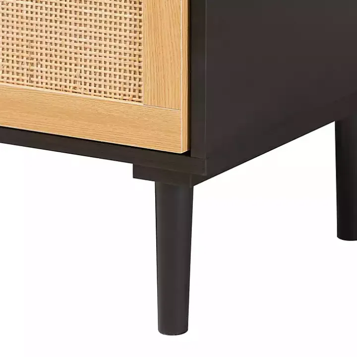 Tara Two-Tone Espresso Rattan Chest