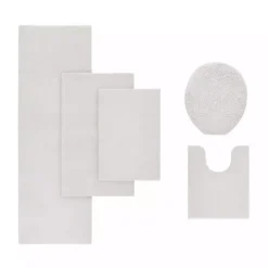 Taupe High Pile Marshmallow Bath Mat, 70 in.