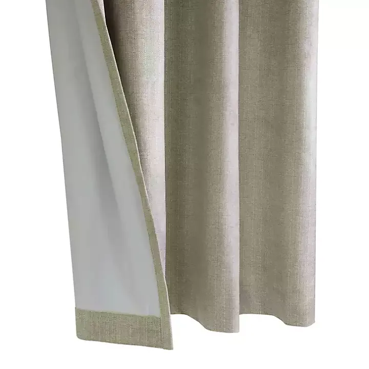 Taupe Paris Velvet Blackout Curtain Panel, 63 in.