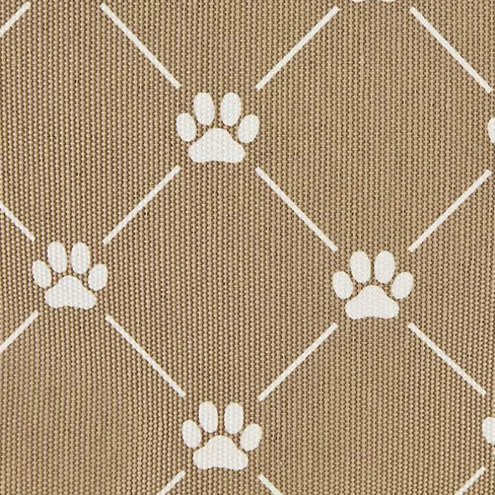 Taupe Paw Trellis Rectangle Basket, 16 in.