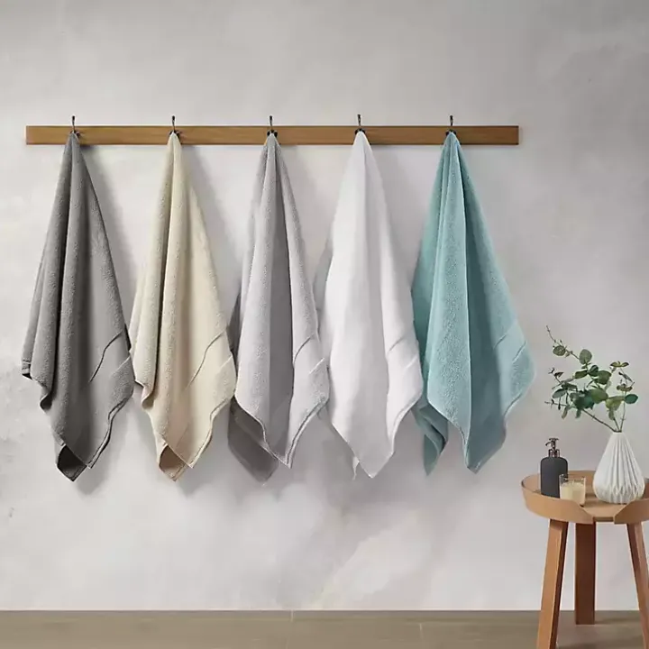 Taupe 6-pc. Cotton Bath Towel Set