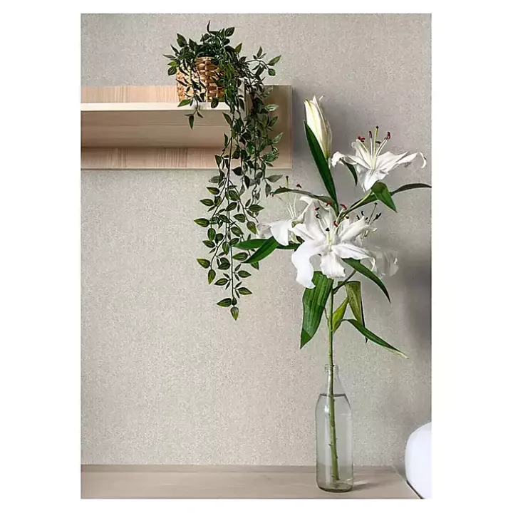 Taupe Textured Cross Woven Peel & Stick Wallpaper