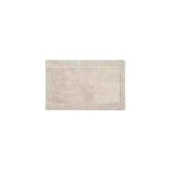 Taupe Tufted Reversible Cotton Bath Mat, 34 in.