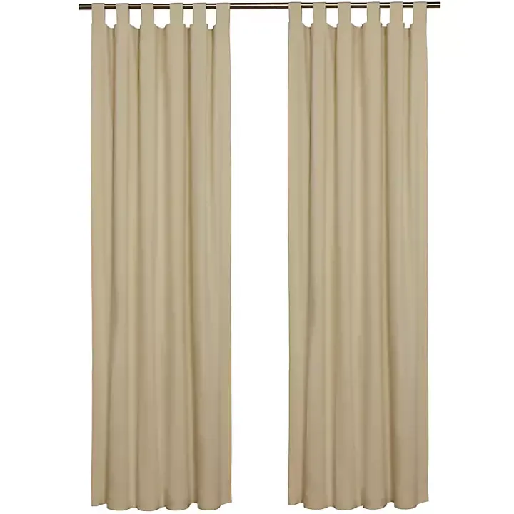Taupe Weathermate Blackout Curtain Panel, 54 in.