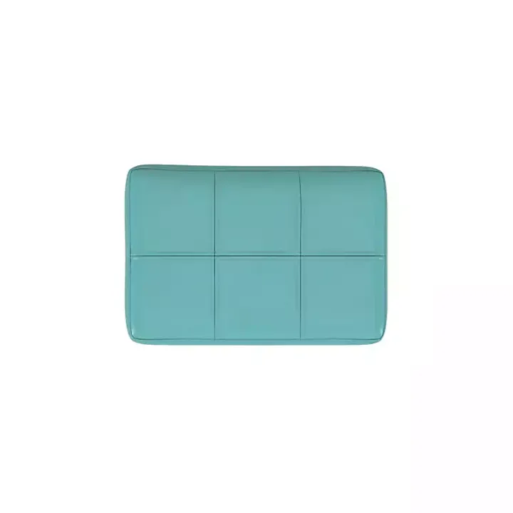 Teal Faux Leather Claridge Bar Stool