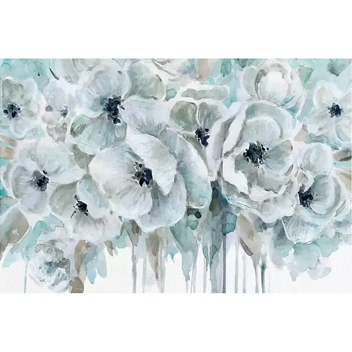 Teal Harmony Canvas Art Print by Carol Robinson