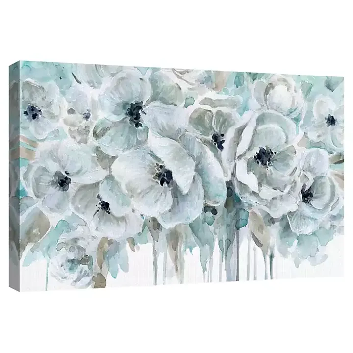 Teal Harmony Canvas Art Print by Carol Robinson