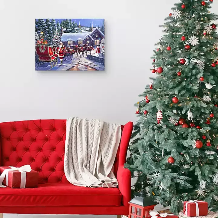 Team Santa Canvas Art Print